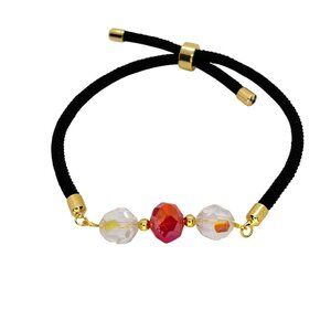 Slide fit bracelets in three colorways